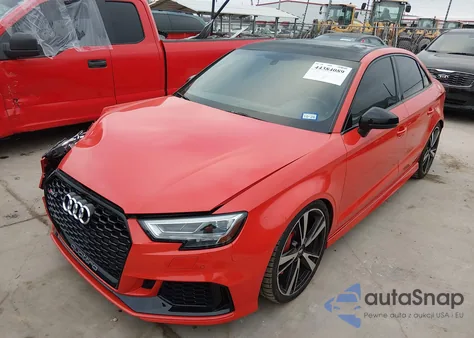 2018 Audi Rs 3 2.5T z USA, uszkodzony, nr VIN WUABWGFF8J1905483